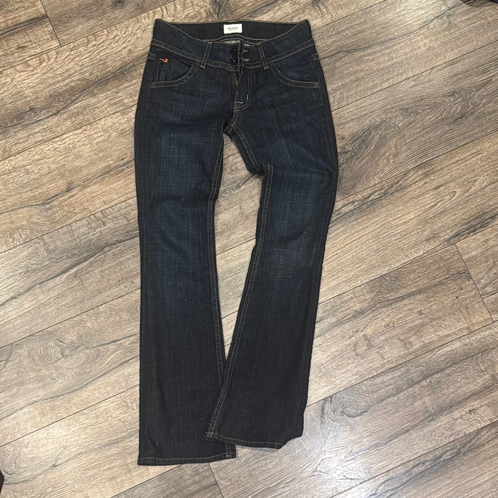 Hudson Jeans Black Straight Leg Classic Denim
